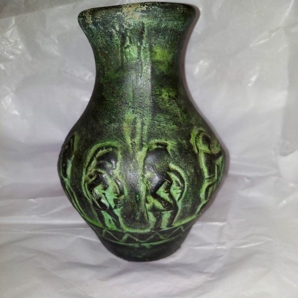 Ceramic SPAIN  CHARIOT SCENE MID CENTURY. Patina. - Picture 1 of 4
